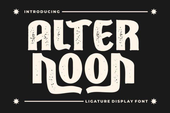 Alternoon: A Display Font That Earns Its Space