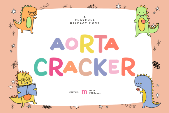 Aorta Cracker: A Playful Display Font That Builds Brand Trust