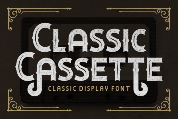 Classic Cassette: A Vintage Display Font for Modern Web Design