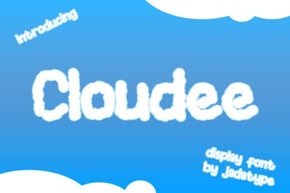 Cloudee: A Playful Display Font That Makes Your Brand Feel Inviting