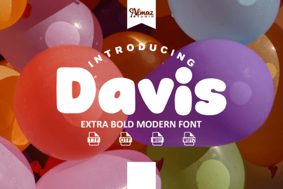 Davis: A Bold, Playful Display Typeface for Editorial Charm