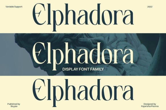 Elphadora: A Display Font for Editorial Clarity and Character