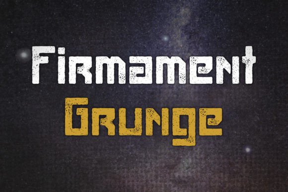Firmament Grunge: A Display Font That Gives Your Brand Instant Character