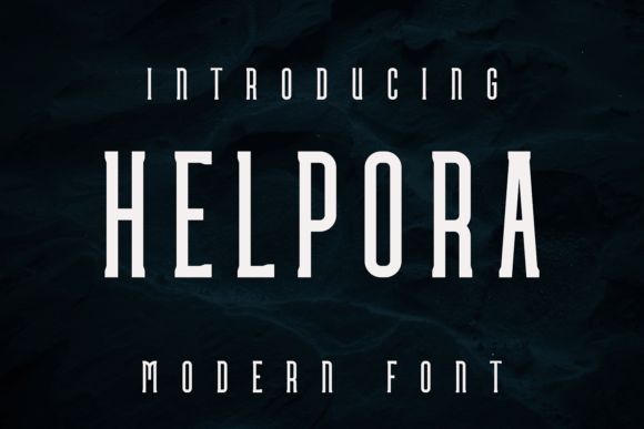 Helpora: A Display Font That Makes Your Brand Feel Intentional