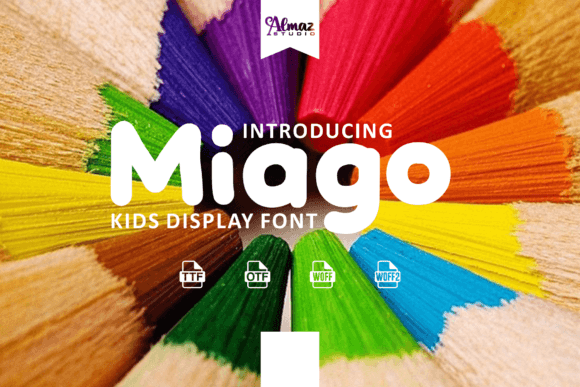 Miago: A Sweet & Bold Display Font for Digital Design