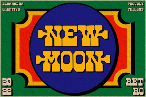 Newmoon: A Retro Display Font That Just Fits