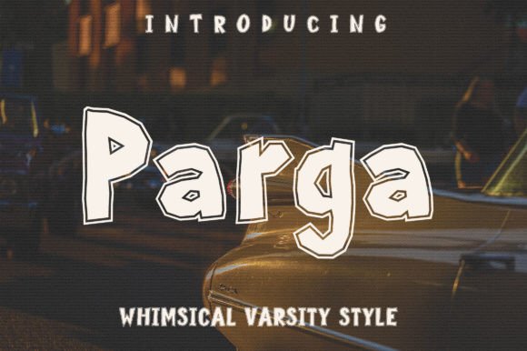 Parga: A Varsity-Style Display Font That Gives Your Brand Instant Charm
