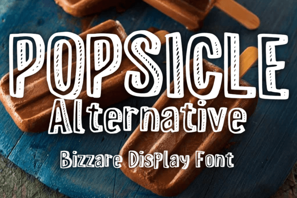 Popsicle Alternative: A Playful Display Font for Editorial Charm