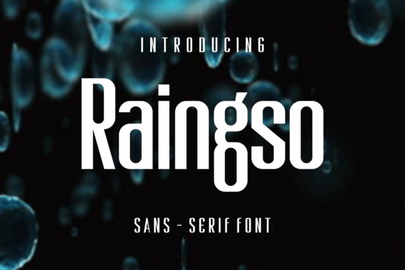 Raingso: A Distinctive Display Font for Editorial Impact