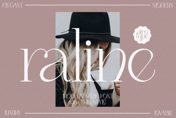 Raline: A Modern Serif Font for Handmade Charm