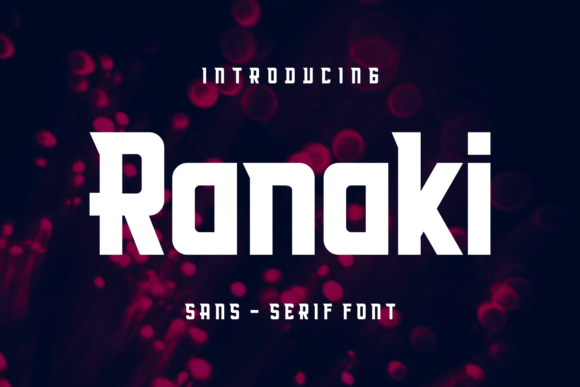 Ranaki: A Distinctive Display Font for Digital Design