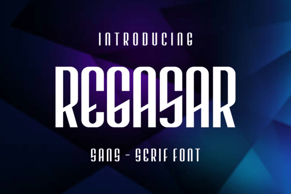 Regasar: A Playful, Modern Display Font for Handmade Creators