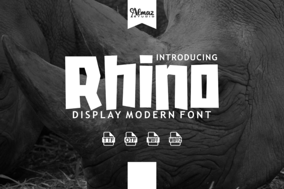 Rhino: A Display Font That Makes Headlines Feel Friendly