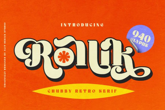 Rollik: A Display Font That Commands Attention