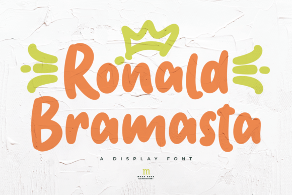 Ronald Bramasta: A Playful Display Font That Elevates Small Business Branding