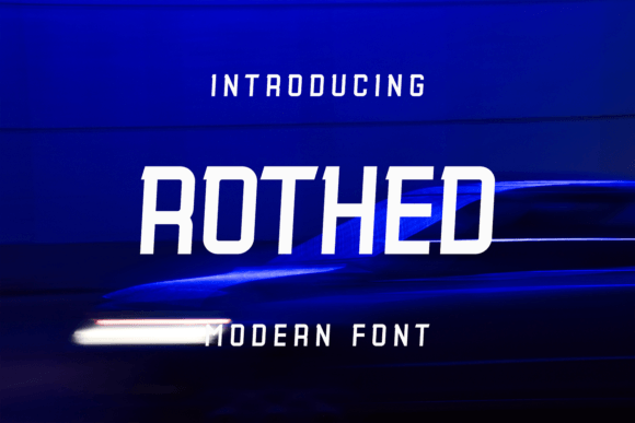 Rothed: A Display Font That Feels Like a Thoughtful Pause