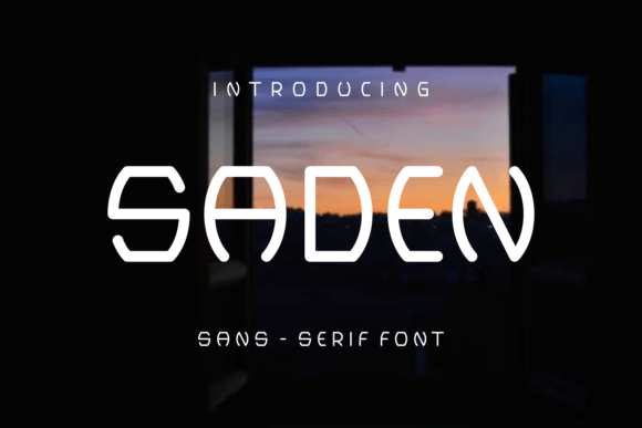 Saden: A Display Font That Commands Attention