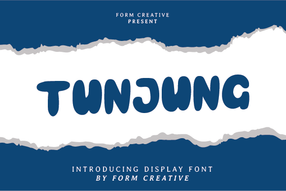 Tunjung: A Bold Display Font with Editorial Calm